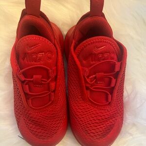 Nike Red Sneakers Lightweight Slip-On